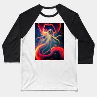 Demon Halloween T-Shirt Baseball T-Shirt